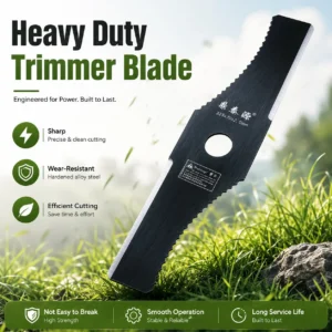 S-Shaped Weeding Blade for Brush Cutters & Trimmers