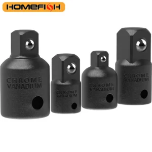 4-Piece Impact Socket Adapter Set: 1/2, 3/8 & 1/4 Inch
