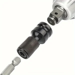 1/2" to 1/4" Hex Ratchet Adapter Set with Quick Release